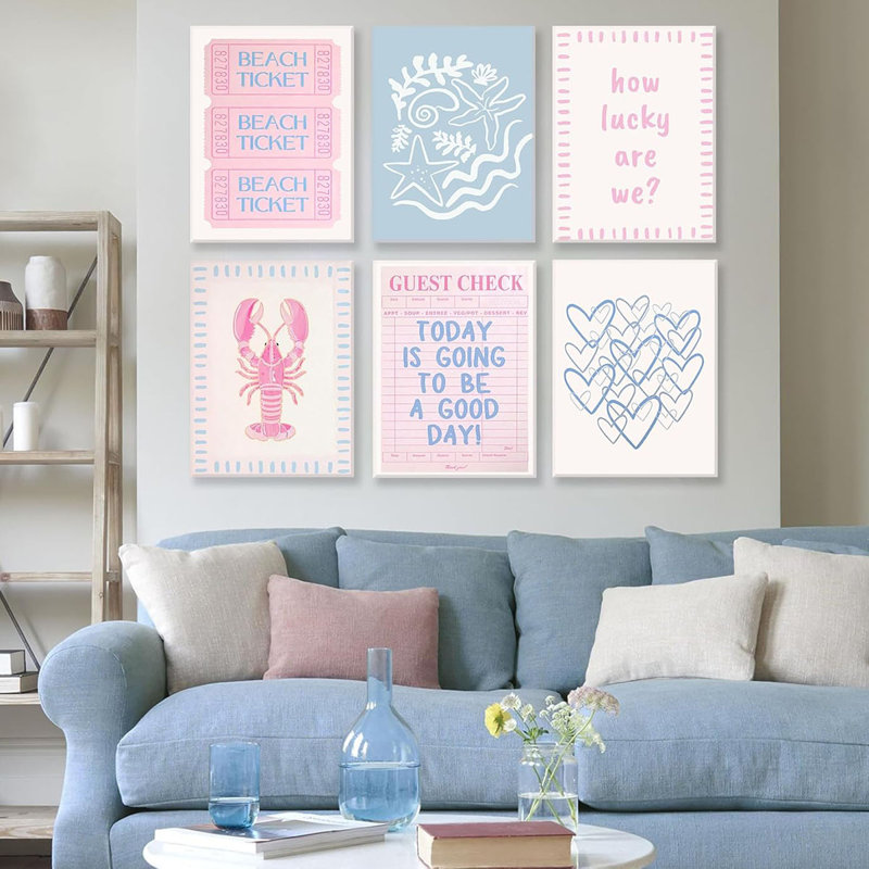 6 Piece Wrapped Canvas Print