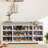Shoe Storage Bench, Modern Farmhouse Shoe Bench With Cushion, Shoe Rack,Multifunctional Shoe Organizer Cabinet For Entryway, Mudroom, Hallway
