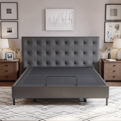12" Adjustable Bed with Massage, Wireless Remote, and Underbed Lighting