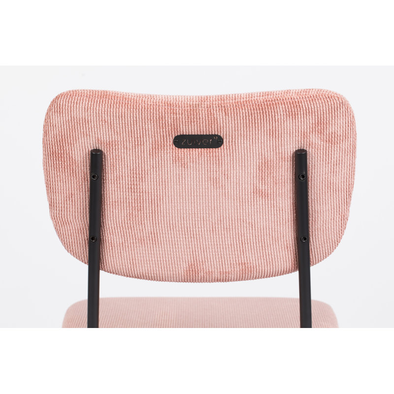 Upholstered Dining Chair, Pink