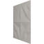 Panneau mural 3D blanc 19,7 po x 19,7 po Falkirk Ross-100140752