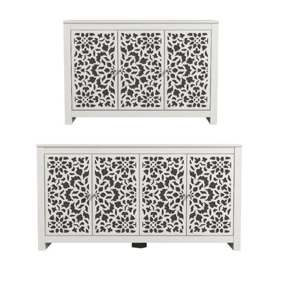  Arrastia Transitional Coordinated Dining Storage Sideboard Set Of 2