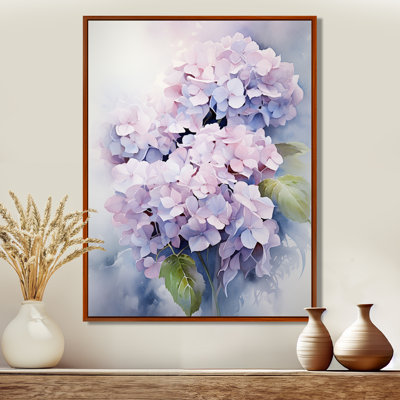 «Maybeck», impression sur toile «Hydrangea Graceful Whispers»