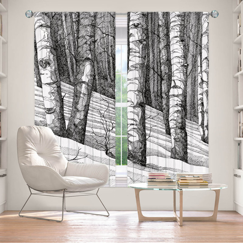 Delaughter Room Darkening Curtain Pair, 40" W x 82" L
