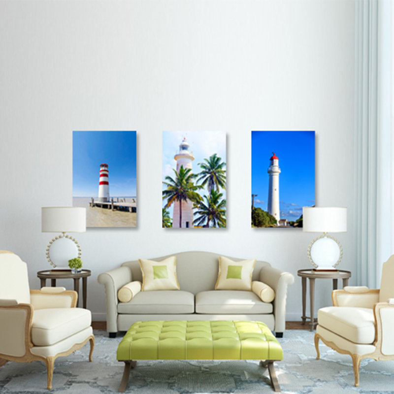 Light House Series, Two Print, 60" H x 40" W x 1.5" D