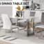 Table de salle à manger rectangulaire 63,09 po x l 35,49 po Gerilyn
