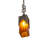 1 - Light Gilded Tobacco Unique/Statement Pendant