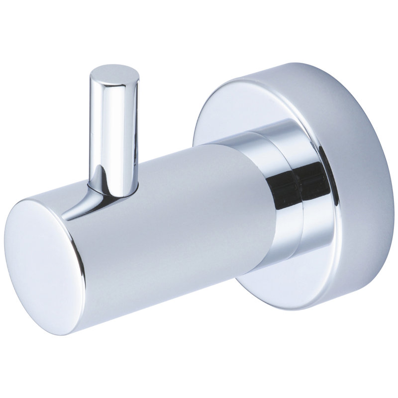 Motegi Wall Mounted Robe Hook, Polished Chrome