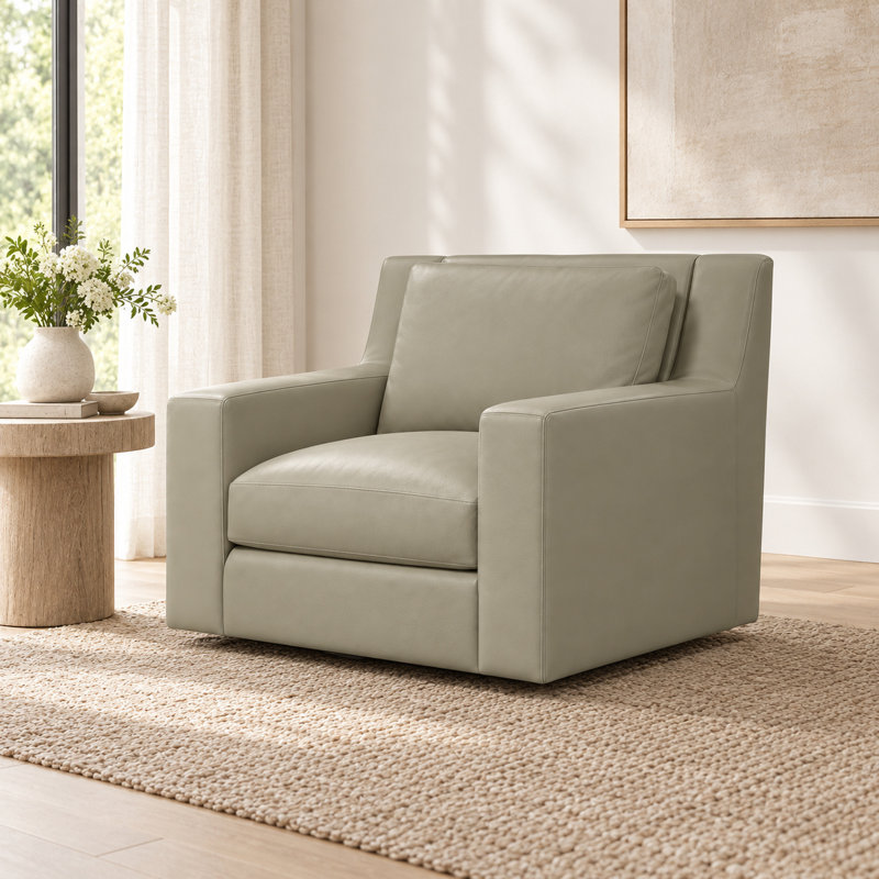Montreal 40" Wide Upholstered Swivel Chair
