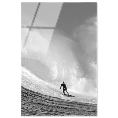«David Fleetham - Surfer at Peahi», reproduction d'art à la mode par Notoriart
