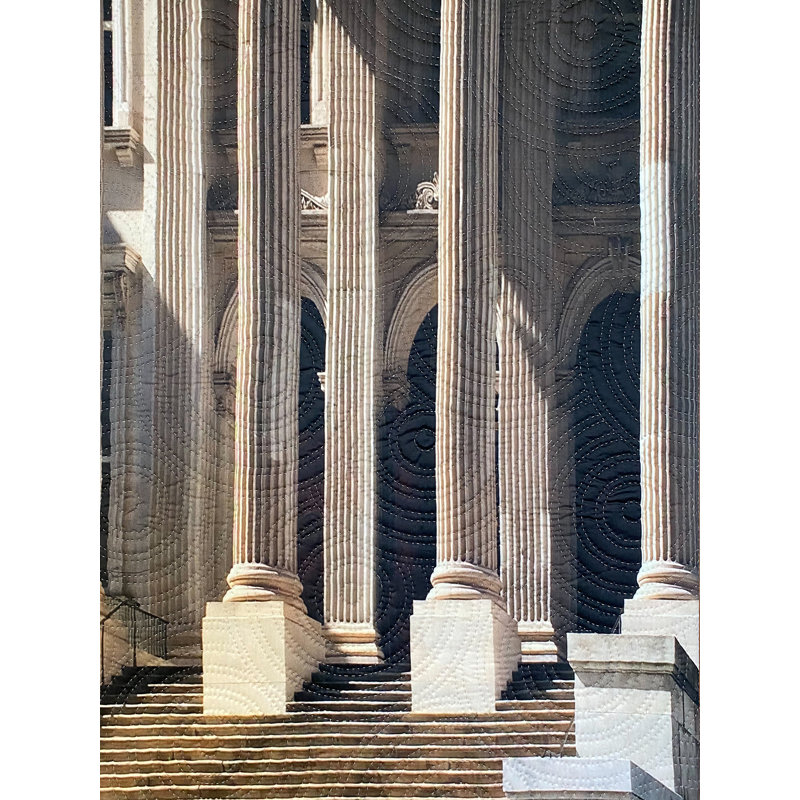 Chambers Street 2 - Tweed Courthouse Print, 24" H x 32" W, Wrapped Canvas