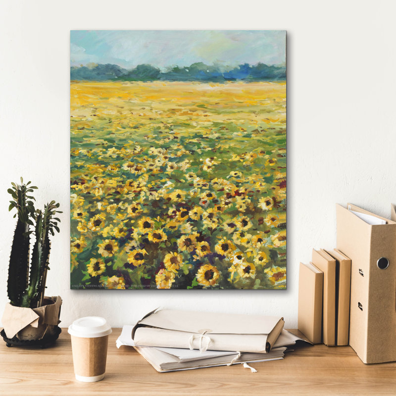  «Sunflowers» par Jadei, impression sur toile 20 po x 24 po, H 24 po x l 20 po