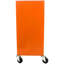 Chariot à outils multifonctionnel à 4 tiroirs avec roulettes - Fabrication en acier robuste orange