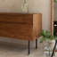Meuble télé en bois massif de style rétro minimaliste-110429591