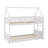Twin Over Twin Cabin-Style Floor Bunk Bed Equipped With Head And Foot-42828263