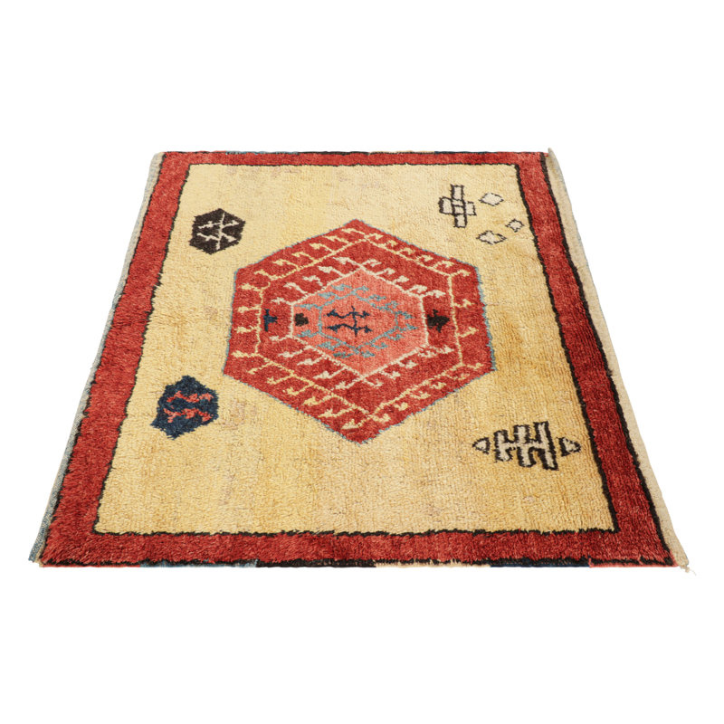 One-of-a-Kind 3'11x4'5 Hand Knotted Area Rug