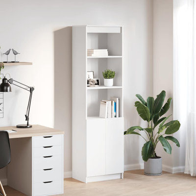 Highboard 50X35x180 Cm Engineered Wood