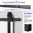 Double Sliding Glass Barn Door with Installation Hardware Kit-70292597