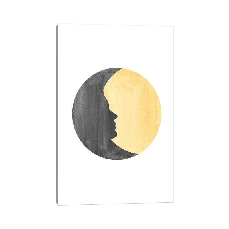 Woman Moon II by Whales Way - Print on Canvas, Wrapped Canvas, 101.6cm H x 66.04cm W x 1.91cm D