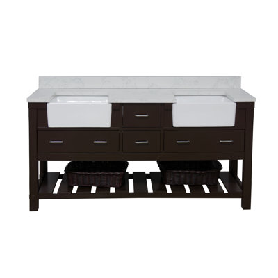 Ensemble de meuble-lavabo double 72 po Hitton