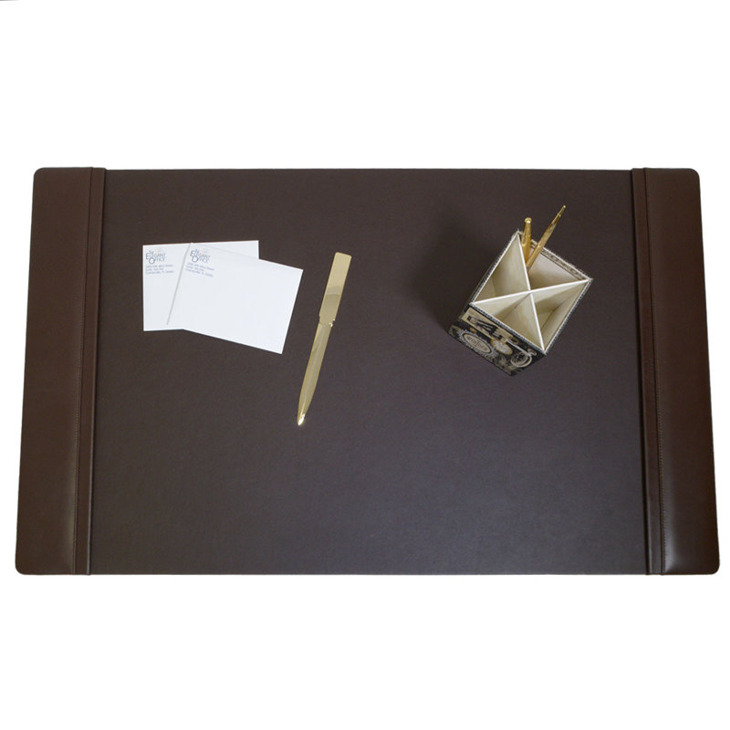 Sous-main de bureau Bramfield, Brun chocolat