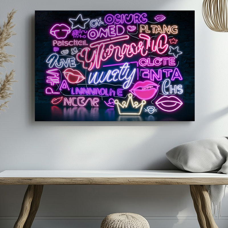 Reproduction d'art sur toile, "Art", H 20 po x l 20 po