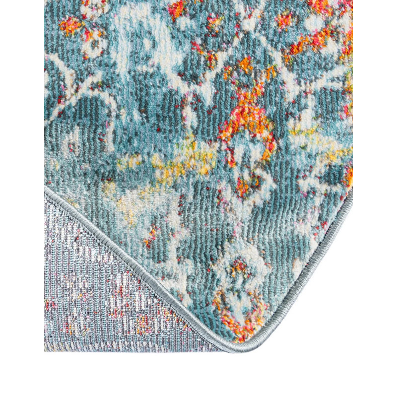 Folmar Abstract Indoor Rug, Round 8'