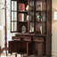 Bibliothèque en bois massif pur