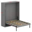 Lit escamotable dissimulé Solution compacte et compacte pour les bureaux à domicile et les petites pièces-313939087