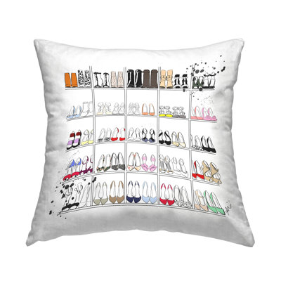 Coussin Stupell Industries Glam Fashion