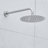 10-Inch Shower System, Slide Bar Shower Faucets Sets Complete Round Shower Heads And 5-Spray Handheld Combo, Wall Mounted Brushed Nickel Shower Faucet-118580256