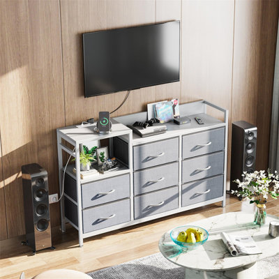 Gotzon Metal 10cm W 8 - Drawer Chest of Drawers