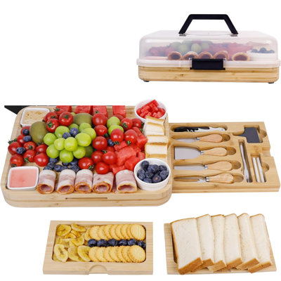 Bamboo Cooked Food Platter