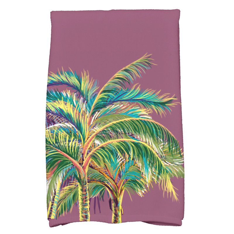 Eastbourne Tea Towel Kitchen Towel, Purple/Green/Blue