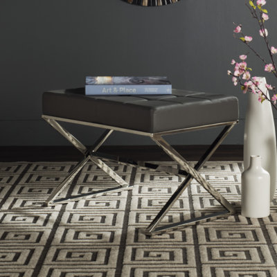 Bolderberg 25.2" Tufted Rectangle Standard Ottoman