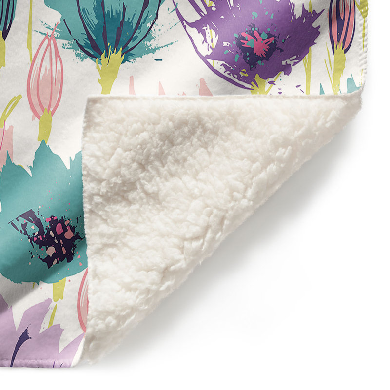  Couverture Poppies, 51 po x 60 po