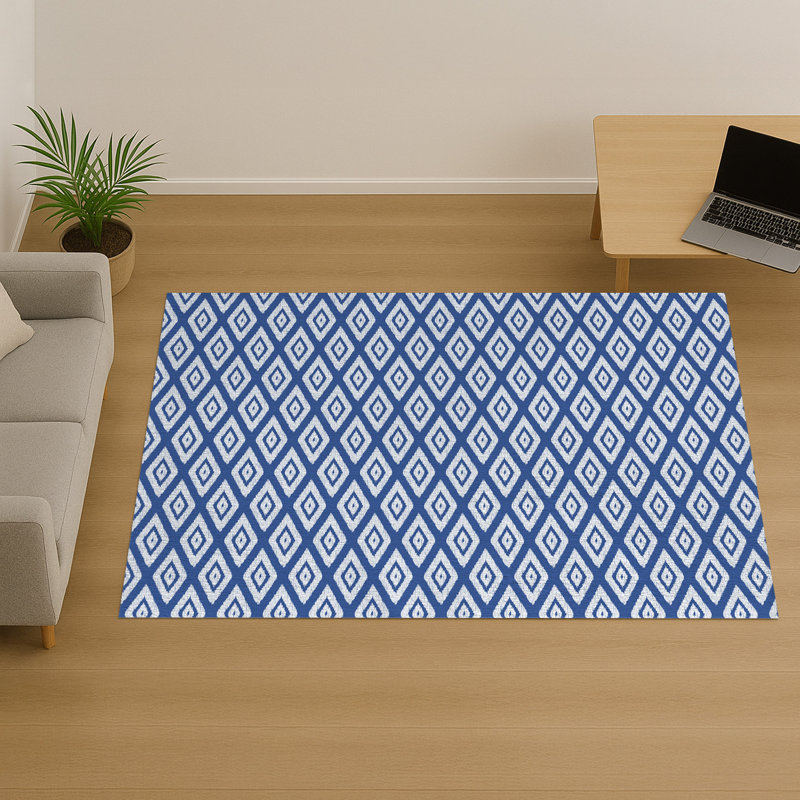 Geometric Area Rug, Rectangle 140 x 200 cm