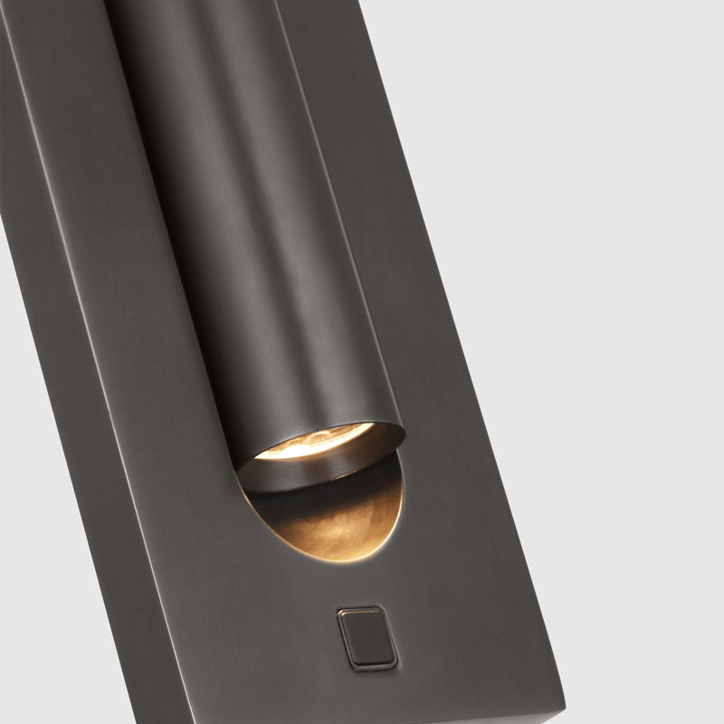 Ponte LED Flush Mounted Sconce, Bronze