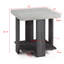 Ensemble de table basse 3 pièces avec table basse et deux tables de bout assorties