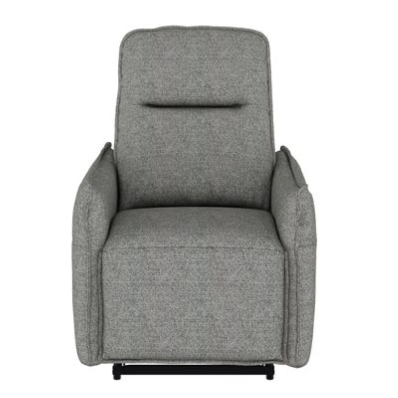 Fauteuil inclinable manuel, Polyester gris
