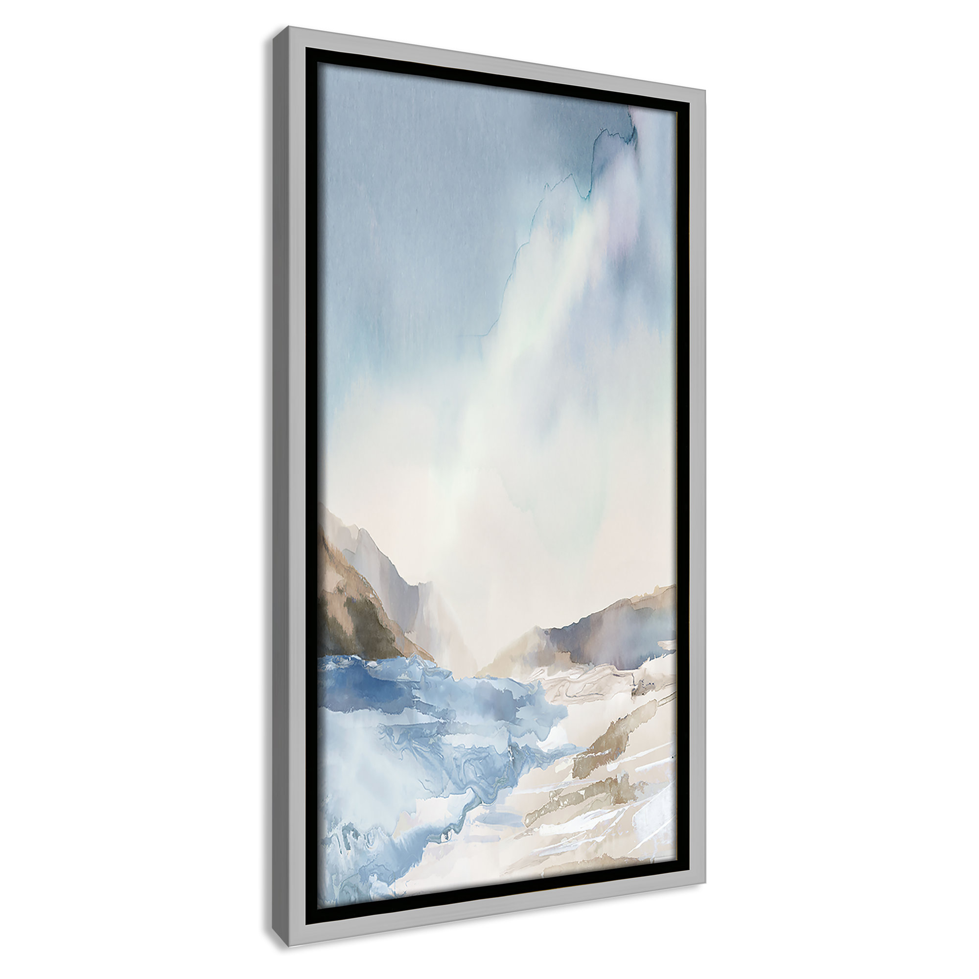 Mystic Shores Print by Mystic Shores, 17.5" H x 9.5" W, Silver