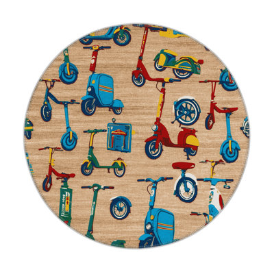 Tapis intérieur et extérieur brun Transport