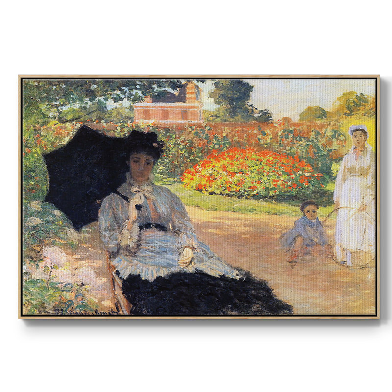 Camille Monet dans le jardin, 1873, Naturel, L 25 po x H 37 po x P 2 po