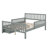 Storage Bed Frame For Kids, Wood Bed With 2 Drawers,Platform Bed With Guardrails On Both Sides For Kids, Girls, Boys-284623385-284623388