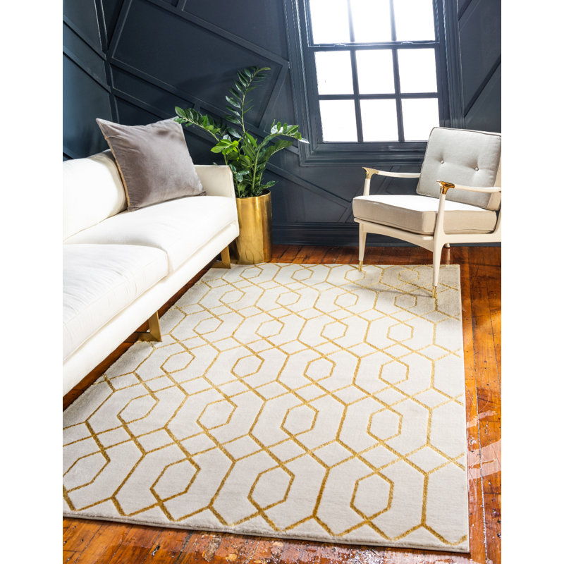 Geometric Area Rug, Rectangle 244 x 305cm