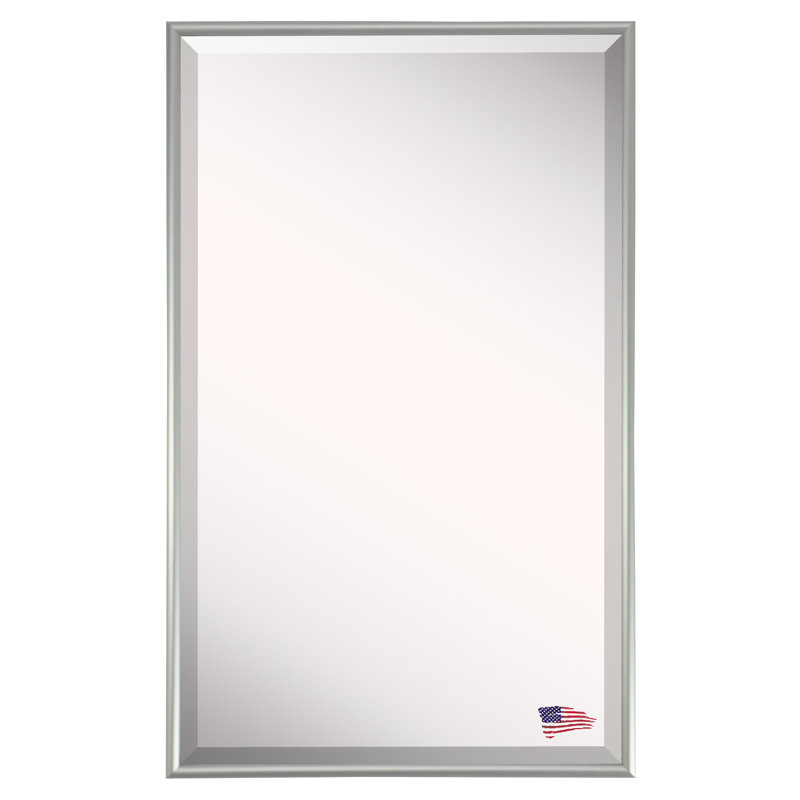 Derosier Metal Flat Wall Mirror, 33" H x 27" W