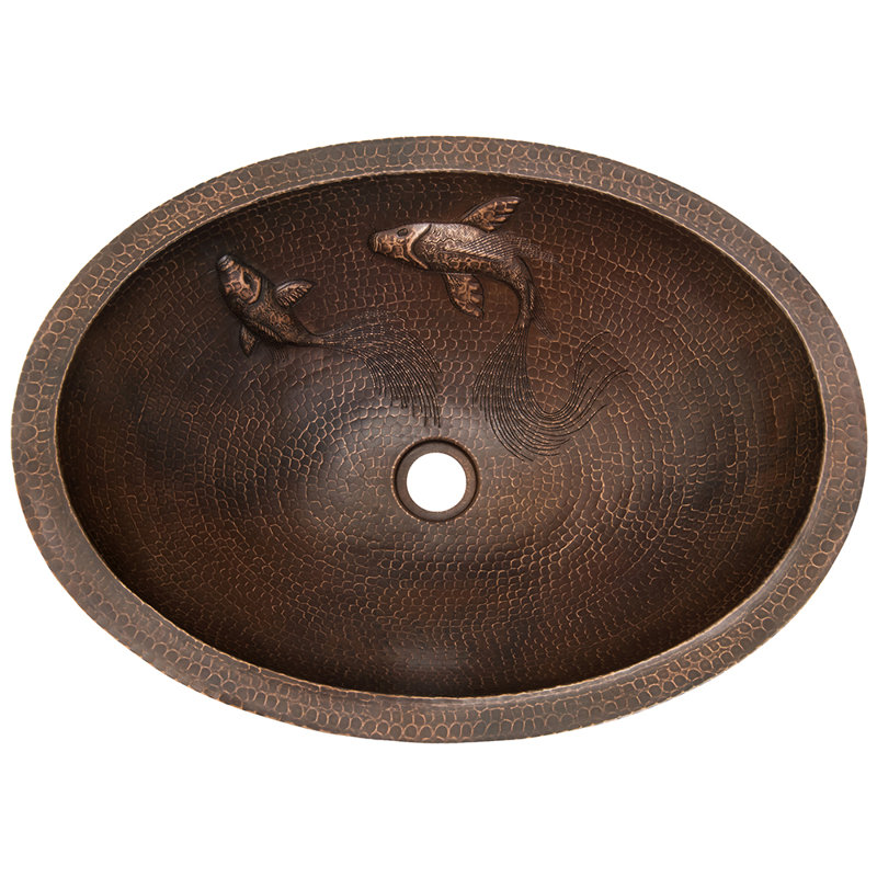 Ensemble de lavabo et de drain pour salle de bain Premier Copper Products BSP5_LO19FKOIDB-P