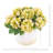 Snowball Hydrangea Arranged in a Ceramic Pot