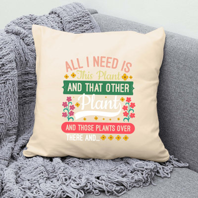 Polyester/Polyester Blend Reversible Throw Pillow