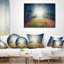 Coussin décoratif "Rising Sun Over Arched Forest"